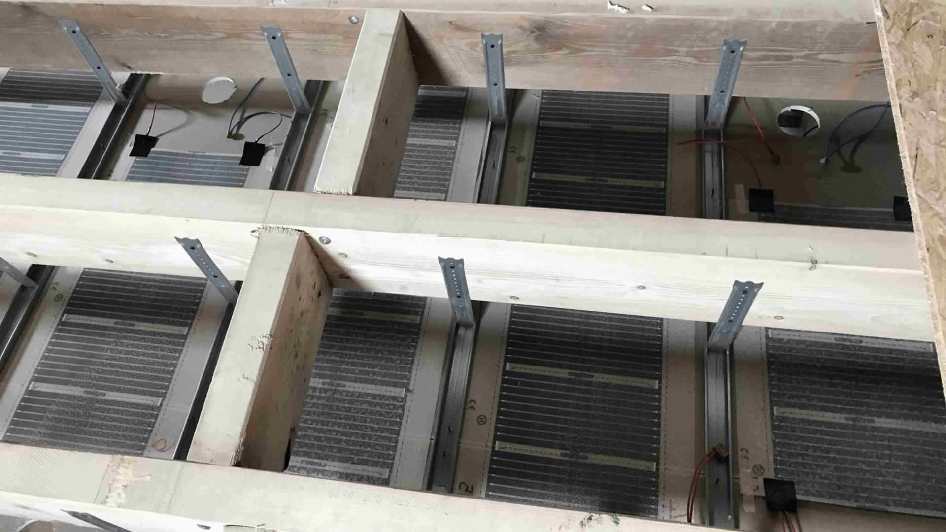 installation films chauffants sous toiture